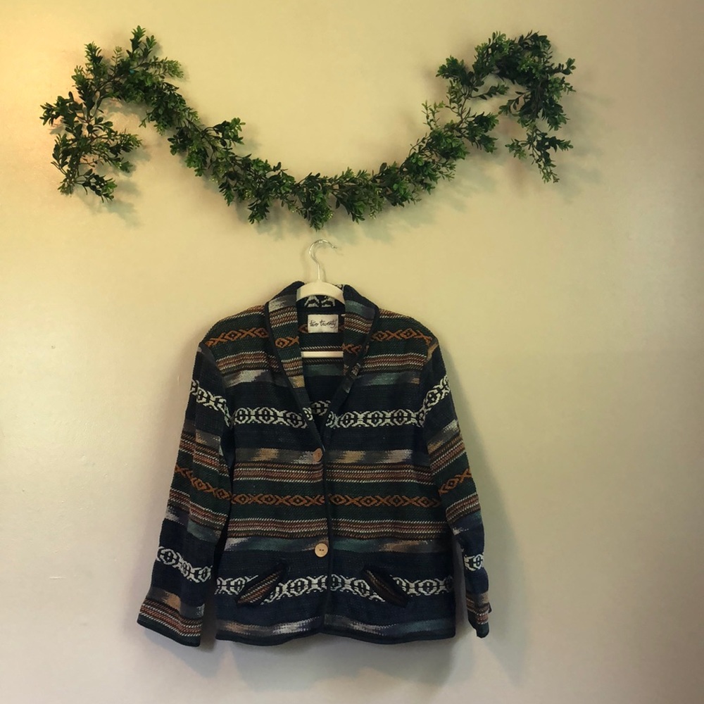 Two Twenty - Boho Pattern Cardigan - Size Unknown